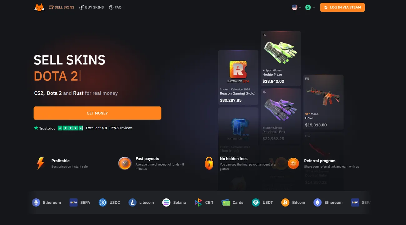 Lis-Skins: Main page