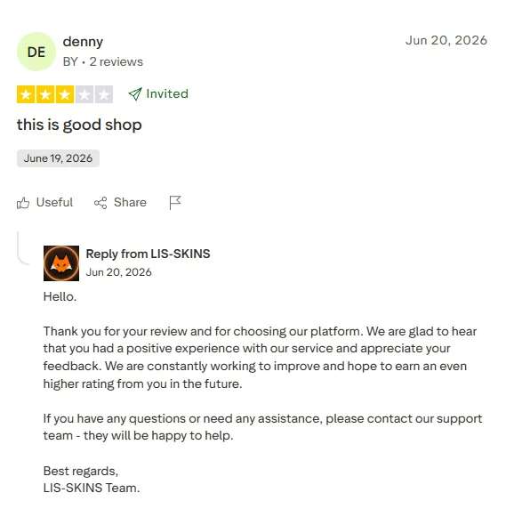 Lis-Skins: 3-star review